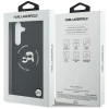 Etui Karl Lagerfeld Silicone Karl & Choupette Heads MagSafe na Samsung Galaxy S25 FE - czarne