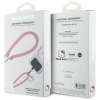 Hello Kitty Patch &amp; Kitty Head Charm Universal Phone Lanyard - Pink