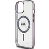Karl Lagerfeld KLHMP15SHKHNOTK iPhone 15 6,1" transparentes Hardcase IML Karl`s Head MagSafe
