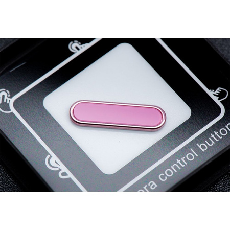 Aktywny przycisk Camera Control pasuje do futerałów z serii IPHONE 16: Drop Glue / Clear Mag Cover różowy