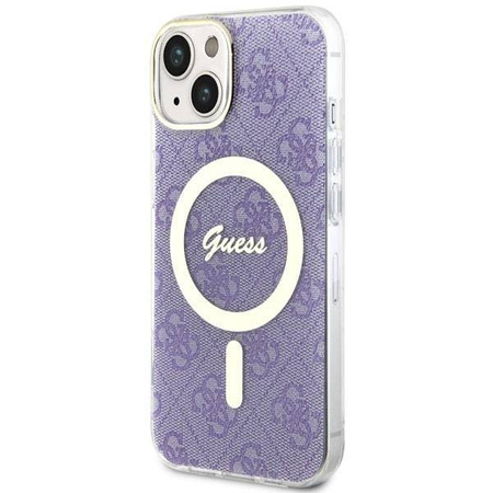 Guess GUHMP14MH4STU iPhone 14 Plus 6.7" purple/purple hardcase 4G MagSafe