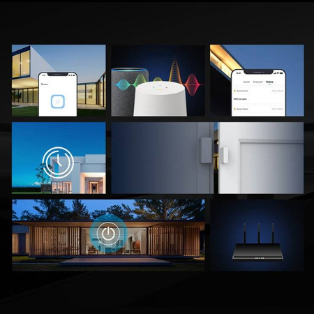 Sonoff RFR2 inteligentny bezprzewodowy przełącznik przekaźnik sterownik Wi-Fi 433 MHz RF biały (M0802010002)