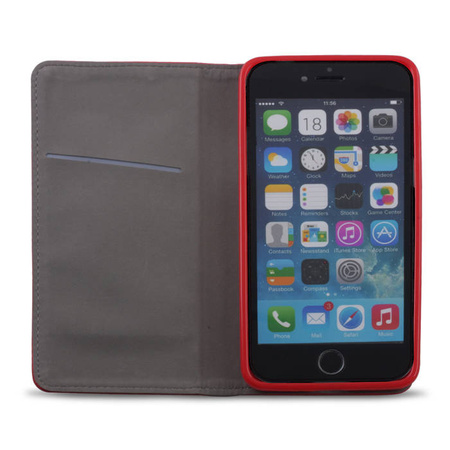 Etui Smart Magnet do Samsung Galaxy S21 czerwone