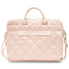 Guess Torba GUCB15ZPSQSSGP 16" różowy/pink Quilted 4G