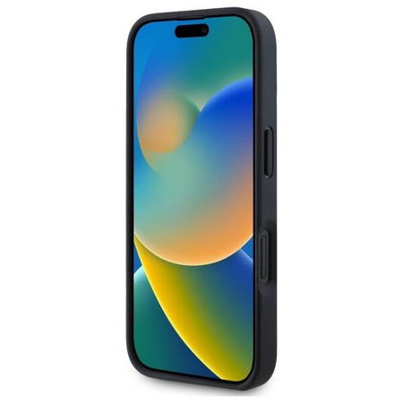 BMW nakładka do iPhone 16 6,1" BMHMP16S23PUTRK Hardcase M Meshed Tricolor Stripes MagSafe czarna