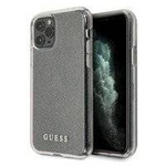 Guess GUHCN65PCGLSI iPhone 11 Pro Max srebrny/silver hard case Glitter