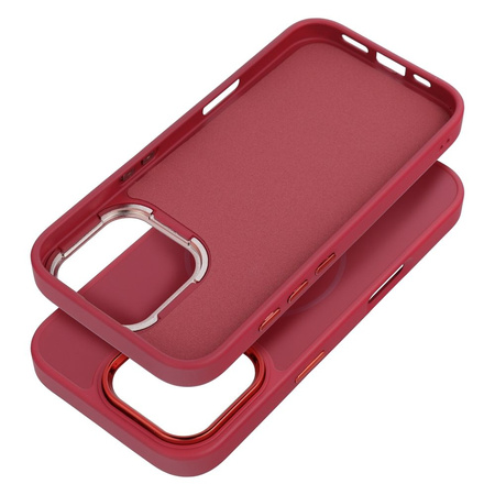 Futerał FRAME MAG COVER kompatybilny z MagSafe do IPHONE 12 PRO magenta