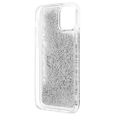 Guess GUHCP12LLG4GSI iPhone 12 Pro Max 6,7" srebrny/silver hardcase 4G Big Liquid Glitter