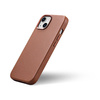 iCarer Case Leather genuine leather case for iPhone 14 Plus braun () (MagSafe compatible)