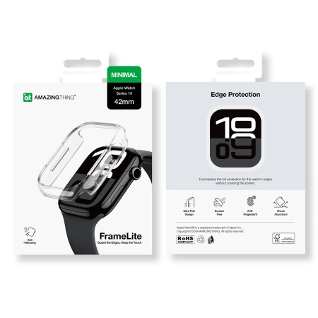 Etui AMAZINGTHING Minimal Case do Apple Watch 42mm – przezroczyste