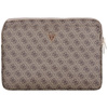 Guess 4G Zipper Pocket Triangle Logo Sleeve - Etui na notebooka 14" (brązowy)