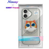 Etui Nimmy Glasses Cool Cat MagSafe do    iPhone 16 szary