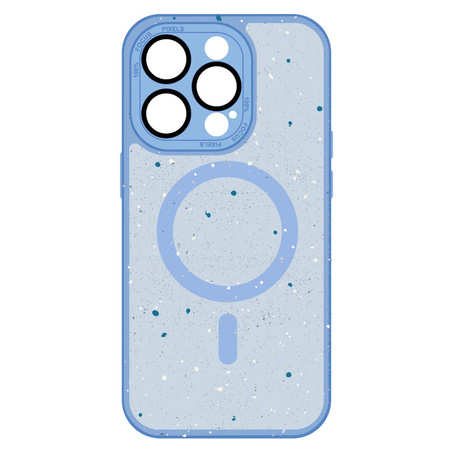 Tel Protect Magnetic Splash Frosted Case do Iphone 15 Pro Max Jasnoniebieski