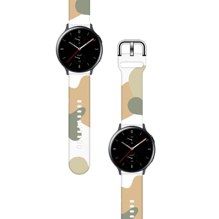 Strap Moro for Samsung Galaxy Watch 45 / 46 / 47 mm silicone bracelet watch band - pattern 6