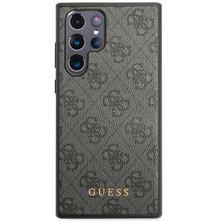 Oryginalne Etui GUESS Hardcase GUHCS24LG4GFGR do Samsung S24 Ultra (Classic logo / czarny)