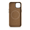 iCarer Oil Wax Premium Leather Case iPhone 14 Plus Magnetic Leather Case with MagSafe Brown (WMI14220703-TN)