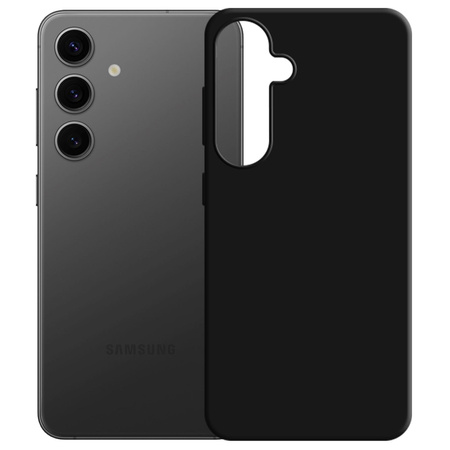 3MK SILICONE CASE SAMSUNG S24 BLACK