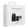 Samsung EP-T4511XBEGEU 45W 4,05A 1x USB-C Wandladegerät - Schwarz + USB-C-Kabel