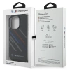 BMW Motosport IML Random Stripes Hülle für iPhone 16 Pro – Schwarz