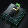 Baseus schnelles RJ45-Kat.-Netzwerkkabel. 8 40 Gbit/s 8 m geflochten schwarz