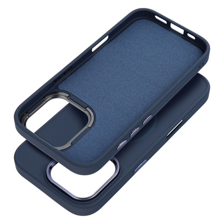 Futerał FRAME MAG COVER kompatybilny z MagSafe do IPHONE 15 PRO granatowy