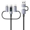 USAMS 60W 6in1 Digital Display Data Cable Sufeng Series 1.2M (SJ736)