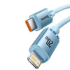 Baseus Crystal Shine Series USB Typ C Kabel - Lightning Ladeleistung 20 W 1,2 m blau (CAJY001303)