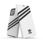 Adidas OR Booklet Case PU iPhone 12/12 Pro 6,1" biało czarny/white black 42248
