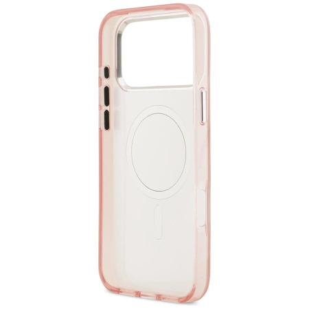 Karl Lagerfeld IML Aquarelle Choupette &amp; Logo MagSafe Case for iPhone 17 Pro Max - Pink