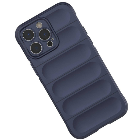 Magic Shield Case Hülle für iPhone 14 Pro Max flexible gepanzerte dunkelblaue Hülle
