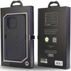 Audi Kunstleder iPhone 13 Pro / 13 6,1&quot; schwarz/schwarz Hardcase AU-TPUPCIP13P-TT/D1-BK