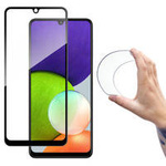 Wozinsky Full Cover Flexi Nano folia szklana szkło hartowane z ramką Samsung Galaxy A22 4G czarny