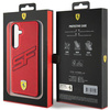 Oryginalne Etui FERRARI hardcase Big SF Perforated FEHCS24MPINR do Samsung Galaxy  S24 Plus Czerwony