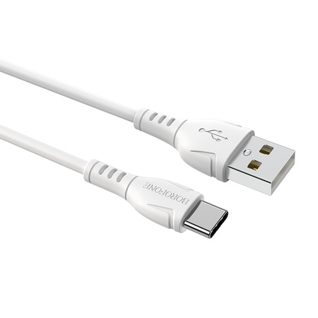 Borofone Kabel BX51 Triumph - USB na Typ C - 3A 1 metr biały