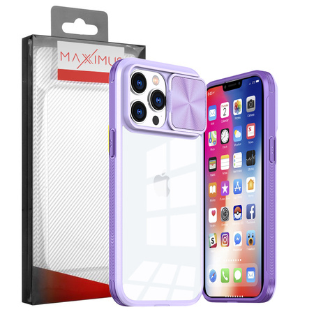 Etui IPHONE 11 PRO MX CamSlider fioletowe