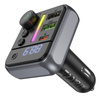 Borofone Transmiter FM BC50 Ascenso MP3, Bluetooth - 2xUSB + Typ C - QC 3.0 PD 38W czarny