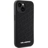 Karl Lagerfeld Quilted K Pattern Hülle für iPhone 15 – Schwarz