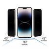 Hartowane szkło Privacy Glass do IPHONE 14 PRO MAX CZARNE