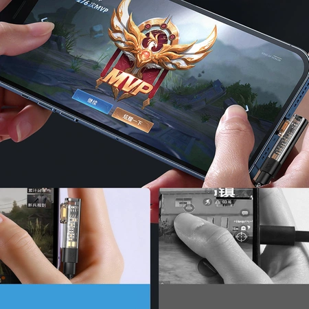 Joyroom Angled Lightning - USB cable for fast charging and data transfer 2.4A 1.2 m black (S-UL012A6)