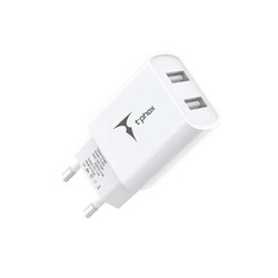 ŁAD SIEC T-PHOX POCKET SERIES 2xUSB TCC-224 12W 2.4A WHITE
