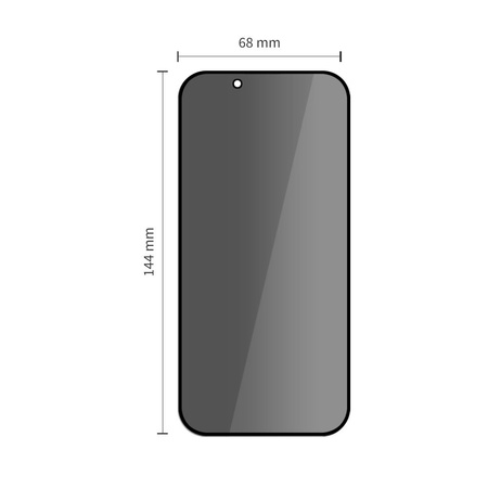 SZKŁO PRYWATYZUJĄCE TECH-PROTECT QUICK SET SPY+ 2-PACK IPHONE 13 / 13 PRO / 14 / 16E PRIVACY