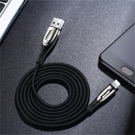 Joyroom Sharp Series cable with fast charging USB-A - Lightning 3A 3m black (S-M411)