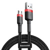 Baseus Cafule Cable - Dwustronny kabel połączeniowy micro USB na USB QC 3.0, 2.4 A, 1 m (czerwony/czarny)