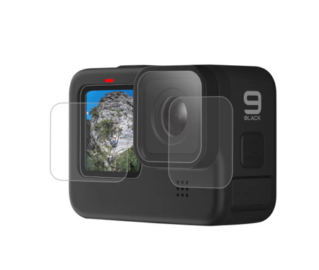 Telesin Screen and lens tempered glass for GoPro Hero 9 / Hero 10 (GP-FLM-901)