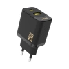 Dudao A26T GaN 25W USB-A, USB-C Ladegerät - Schwarz