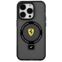 Ferrari FEHMP15SUSCAK iPhone 15 6,1" schwarz/schwarz Hardcase Ring Stand 2023 Collection MagSafe