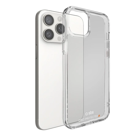 Etui SBS D3O do iPhone 15 Pro - przezroczyste