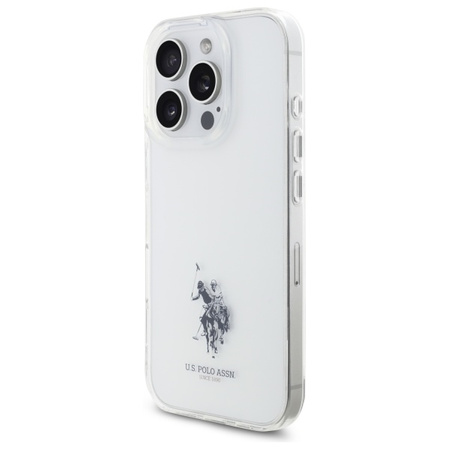 US Polo USHCP15XUSMT iPhone 15 Pro Max    6.7" przezroczysty/transparent IML Printed Double Horse Logo