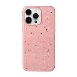 UNIQ etui Coehl Terrazzo iPhone 14 Pro Max 6,7" różowy/coral pink