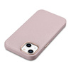 iCarer Litchi Premium Leather Case iPhone 14 Plus Magnetic Leather Case with MagSafe pink (WMI14220711-PK)